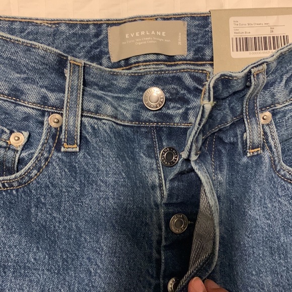 NWT Everlane “The Curvy ‘90s Cheeky Straight Jean”, Size 28 - Picture 3 of 6